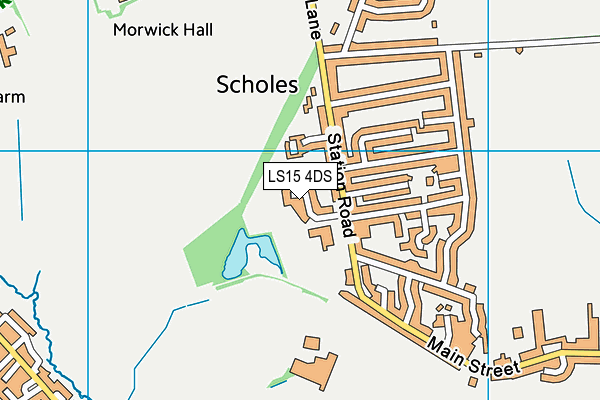 LS15 4DS map - OS VectorMap District (Ordnance Survey) LS15 4DS map - OS VectorMap District (Ordnance Survey)