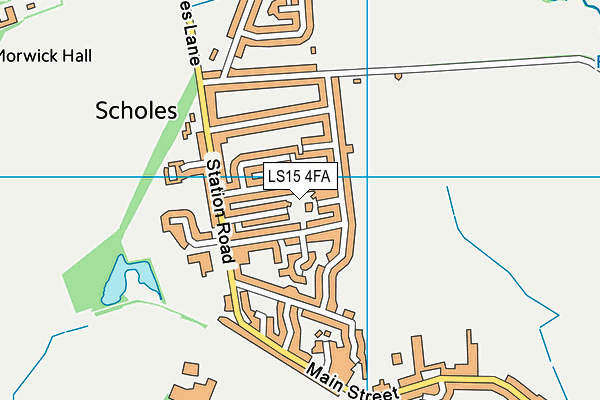 LS15 4FA map - OS VectorMap District (Ordnance Survey) LS15 4FA map - OS VectorMap District (Ordnance Survey)