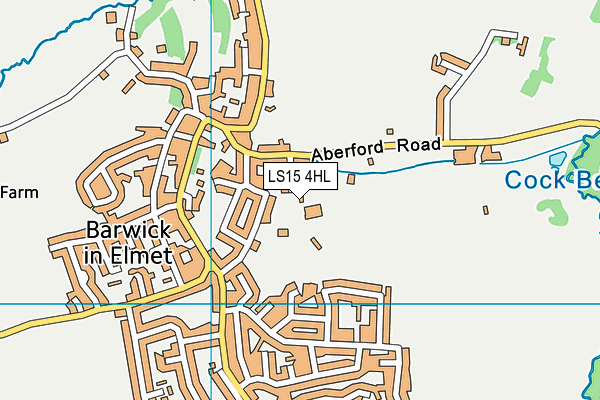 LS15 4HL map - OS VectorMap District (Ordnance Survey) LS15 4HL map - OS VectorMap District (Ordnance Survey)