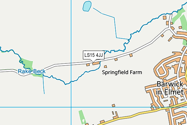 LS15 4JJ map - OS VectorMap District (Ordnance Survey) LS15 4JJ map - OS VectorMap District (Ordnance Survey)