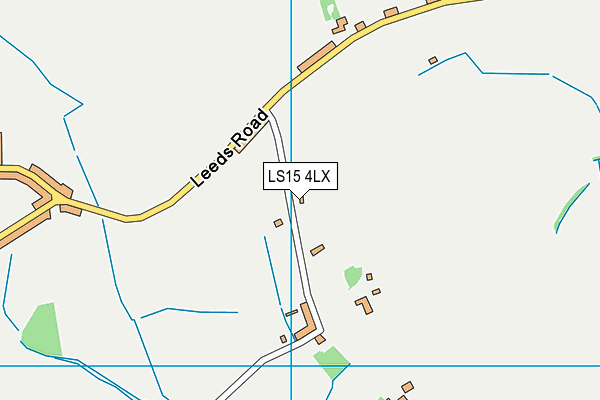 LS15 4LX map - OS VectorMap District (Ordnance Survey) LS15 4LX map - OS VectorMap District (Ordnance Survey)