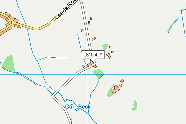 LS15 4LY map - OS VectorMap District (Ordnance Survey) LS15 4LY map - OS VectorMap District (Ordnance Survey)