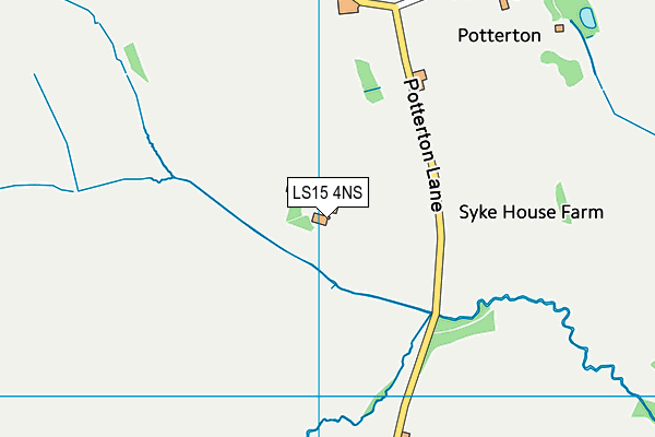 LS15 4NS map - OS VectorMap District (Ordnance Survey) LS15 4NS map - OS VectorMap District (Ordnance Survey)