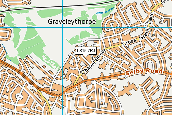 LS15 7RJ map - OS VectorMap District (Ordnance Survey) LS15 7RJ map - OS VectorMap District (Ordnance Survey)