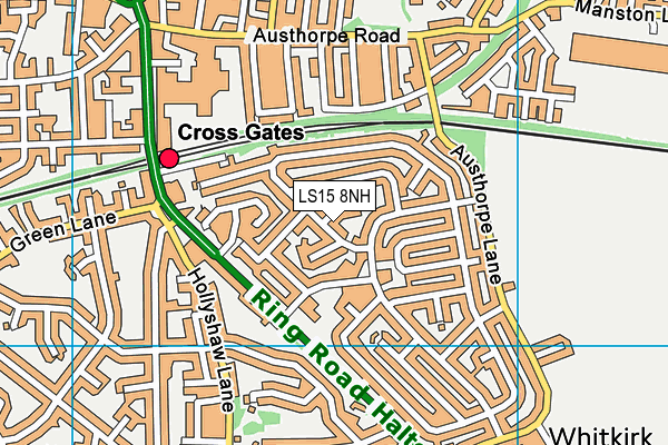 LS15 8NH map - OS VectorMap District (Ordnance Survey) LS15 8NH map - OS VectorMap District (Ordnance Survey)