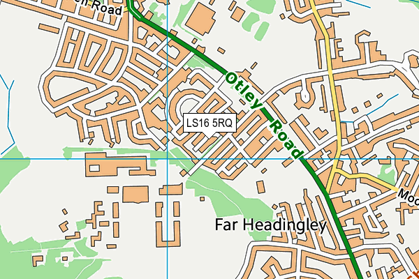 LS16 5RQ map - OS VectorMap District (Ordnance Survey) LS16 5RQ map - OS VectorMap District (Ordnance Survey)