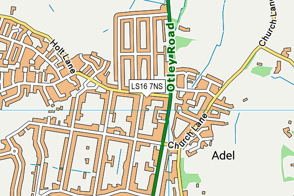 LS16 7NS map - OS VectorMap District (Ordnance Survey) LS16 7NS map - OS VectorMap District (Ordnance Survey)