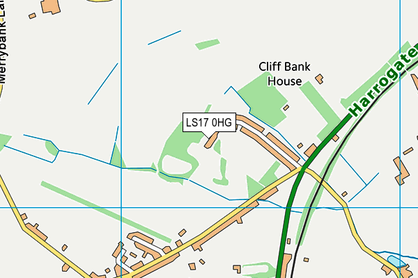 LS17 0HG map - OS VectorMap District (Ordnance Survey) LS17 0HG map - OS VectorMap District (Ordnance Survey)