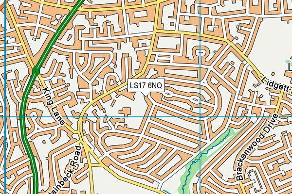 LS17 6NQ map - OS VectorMap District (Ordnance Survey) LS17 6NQ map - OS VectorMap District (Ordnance Survey)