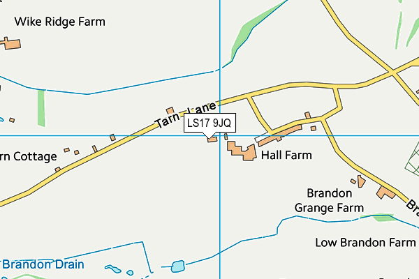 LS17 9JQ map - OS VectorMap District (Ordnance Survey) LS17 9JQ map - OS VectorMap District (Ordnance Survey)