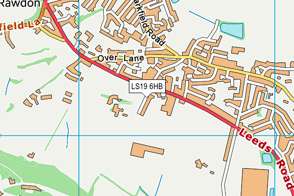 LS19 6HB map - OS VectorMap District (Ordnance Survey) LS19 6HB map - OS VectorMap District (Ordnance Survey)