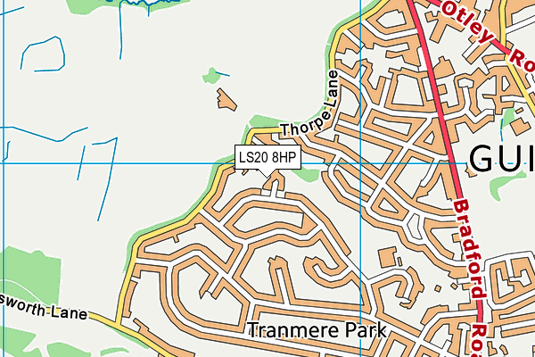 LS20 8HP map - OS VectorMap District (Ordnance Survey) LS20 8HP map - OS VectorMap District (Ordnance Survey)