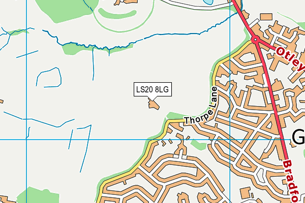 LS20 8LG map - OS VectorMap District (Ordnance Survey) LS20 8LG map - OS VectorMap District (Ordnance Survey)