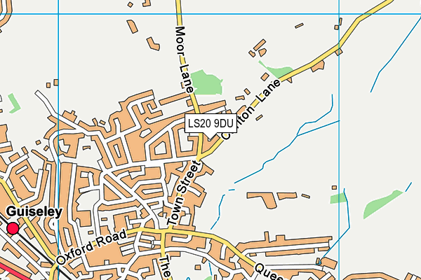 LS20 9DU map - OS VectorMap District (Ordnance Survey) LS20 9DU map - OS VectorMap District (Ordnance Survey)