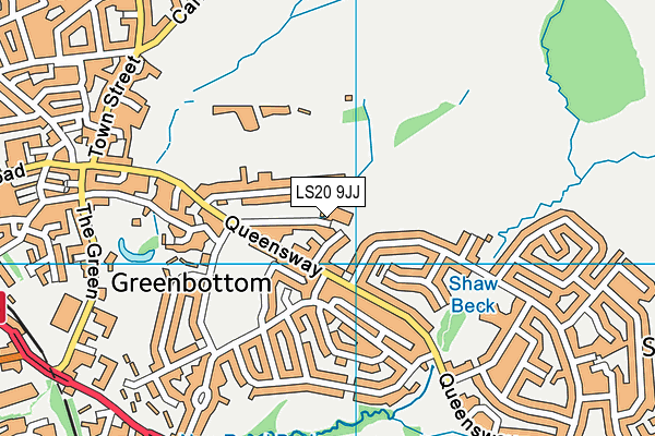 LS20 9JJ map - OS VectorMap District (Ordnance Survey) LS20 9JJ map - OS VectorMap District (Ordnance Survey)