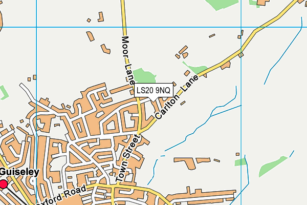 LS20 9NQ map - OS VectorMap District (Ordnance Survey) LS20 9NQ map - OS VectorMap District (Ordnance Survey)