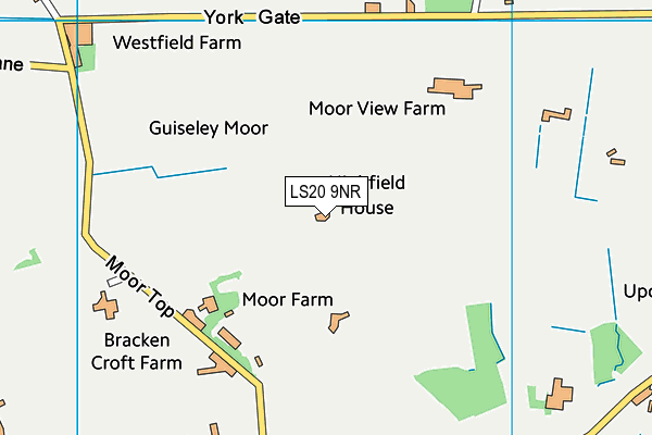 LS20 9NR map - OS VectorMap District (Ordnance Survey) LS20 9NR map - OS VectorMap District (Ordnance Survey)
