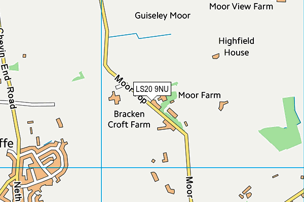LS20 9NU map - OS VectorMap District (Ordnance Survey) LS20 9NU map - OS VectorMap District (Ordnance Survey)
