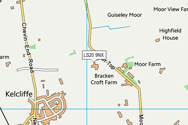 LS20 9NX map - OS VectorMap District (Ordnance Survey) LS20 9NX map - OS VectorMap District (Ordnance Survey)