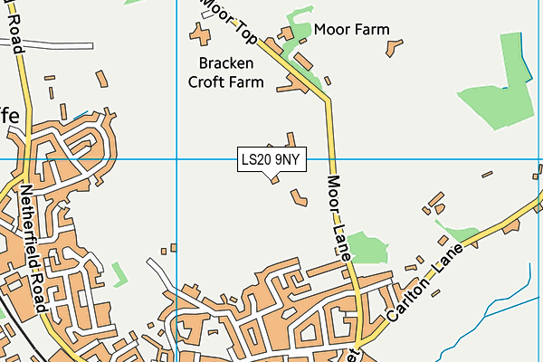 LS20 9NY map - OS VectorMap District (Ordnance Survey) LS20 9NY map - OS VectorMap District (Ordnance Survey)
