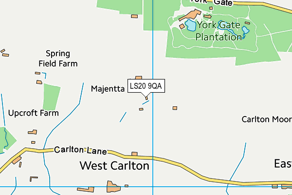 LS20 9QA map - OS VectorMap District (Ordnance Survey) LS20 9QA map - OS VectorMap District (Ordnance Survey)