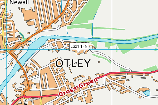 LS21 1FN map - OS VectorMap District (Ordnance Survey) LS21 1FN map - OS VectorMap District (Ordnance Survey)