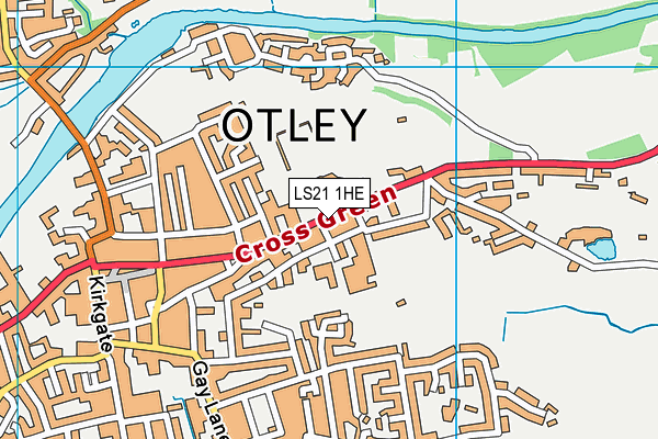 LS21 1HE map - OS VectorMap District (Ordnance Survey) LS21 1HE map - OS VectorMap District (Ordnance Survey)