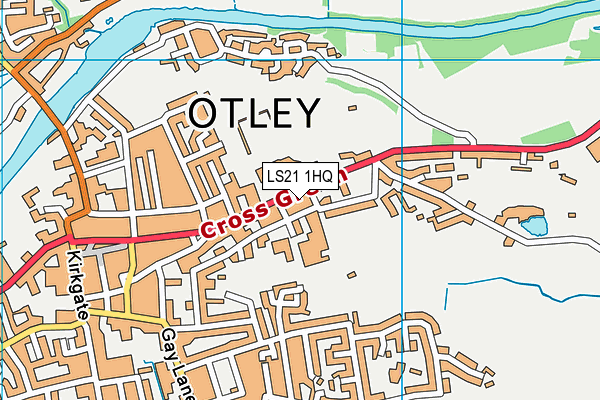 LS21 1HQ map - OS VectorMap District (Ordnance Survey) LS21 1HQ map - OS VectorMap District (Ordnance Survey)