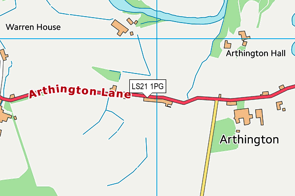 LS21 1PG map - OS VectorMap District (Ordnance Survey) LS21 1PG map - OS VectorMap District (Ordnance Survey)