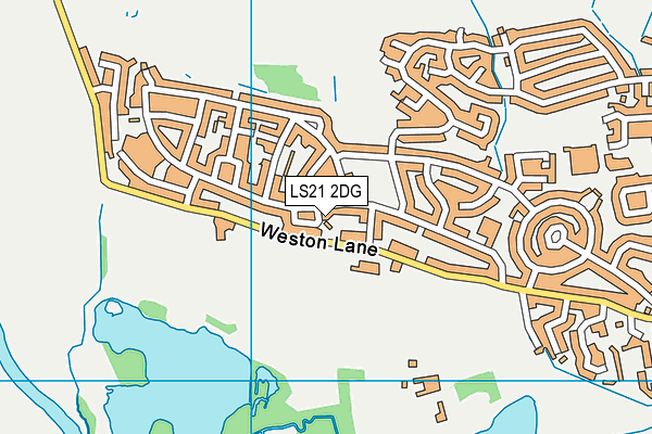 LS21 2DG map - OS VectorMap District (Ordnance Survey) LS21 2DG map - OS VectorMap District (Ordnance Survey)