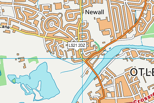 LS21 2DZ map - OS VectorMap District (Ordnance Survey) LS21 2DZ map - OS VectorMap District (Ordnance Survey)