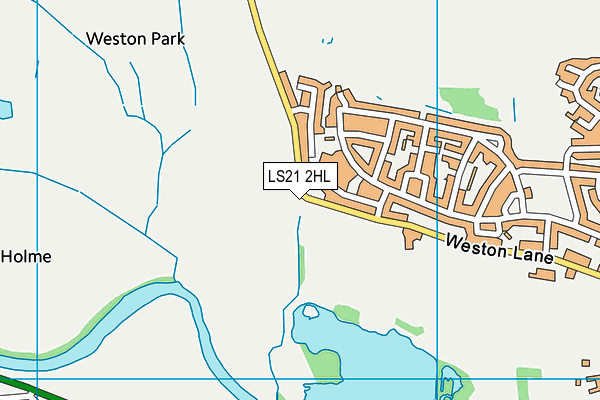 LS21 2HL map - OS VectorMap District (Ordnance Survey) LS21 2HL map - OS VectorMap District (Ordnance Survey)