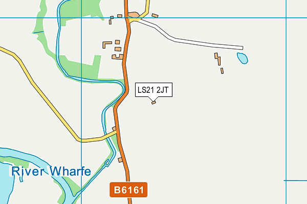 LS21 2JT map - OS VectorMap District (Ordnance Survey) LS21 2JT map - OS VectorMap District (Ordnance Survey)