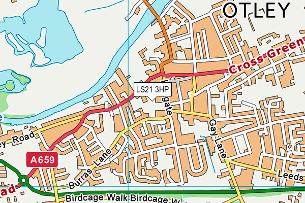 LS21 3HP map - OS VectorMap District (Ordnance Survey) LS21 3HP map - OS VectorMap District (Ordnance Survey)