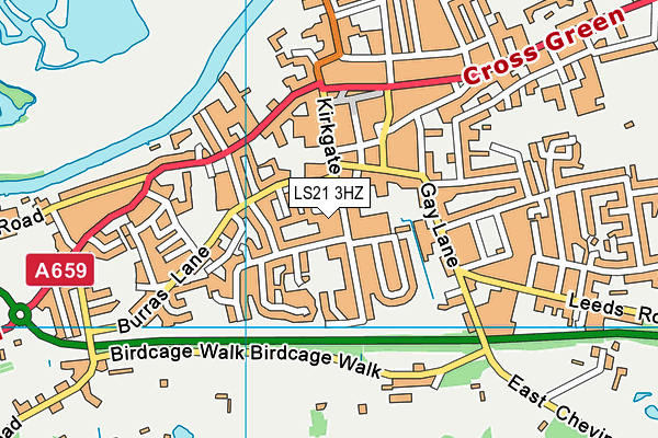 LS21 3HZ map - OS VectorMap District (Ordnance Survey) LS21 3HZ map - OS VectorMap District (Ordnance Survey)