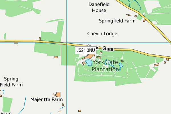 LS21 3NU map - OS VectorMap District (Ordnance Survey) LS21 3NU map - OS VectorMap District (Ordnance Survey)