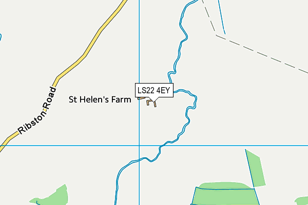 LS22 4EY map - OS VectorMap District (Ordnance Survey) LS22 4EY map - OS VectorMap District (Ordnance Survey)