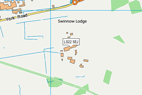 LS22 5EJ map - OS VectorMap District (Ordnance Survey) LS22 5EJ map - OS VectorMap District (Ordnance Survey)