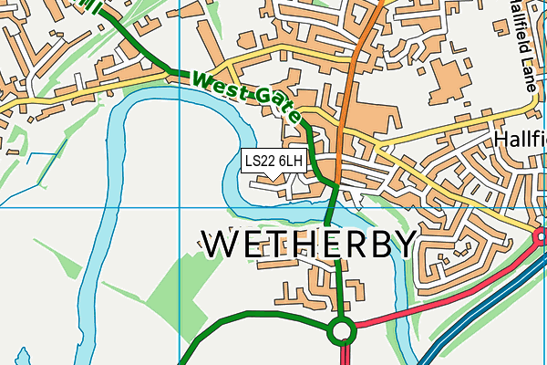 LS22 6LH map - OS VectorMap District (Ordnance Survey) LS22 6LH map - OS VectorMap District (Ordnance Survey)