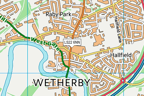 LS22 6NN map - OS VectorMap District (Ordnance Survey) LS22 6NN map - OS VectorMap District (Ordnance Survey)