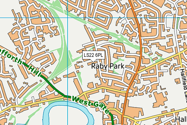 LS22 6PL map - OS VectorMap District (Ordnance Survey) LS22 6PL map - OS VectorMap District (Ordnance Survey)