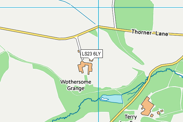 LS23 6LY map - OS VectorMap District (Ordnance Survey) LS23 6LY map - OS VectorMap District (Ordnance Survey)