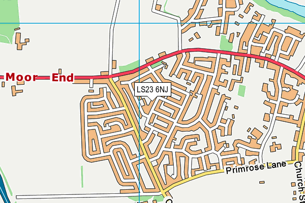 LS23 6NJ map - OS VectorMap District (Ordnance Survey) LS23 6NJ map - OS VectorMap District (Ordnance Survey)