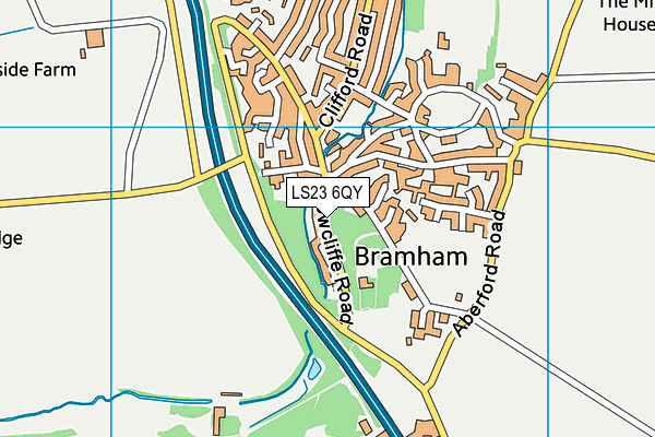 LS23 6QY map - OS VectorMap District (Ordnance Survey) LS23 6QY map - OS VectorMap District (Ordnance Survey)