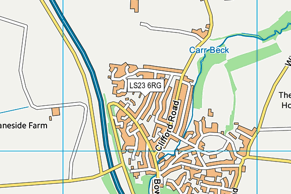 LS23 6RG maps, stats, and open data
