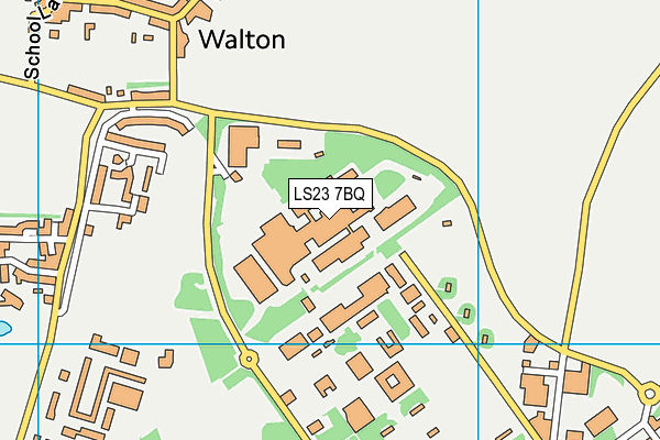 LS23 7BQ map - OS VectorMap District (Ordnance Survey) LS23 7BQ map - OS VectorMap District (Ordnance Survey)