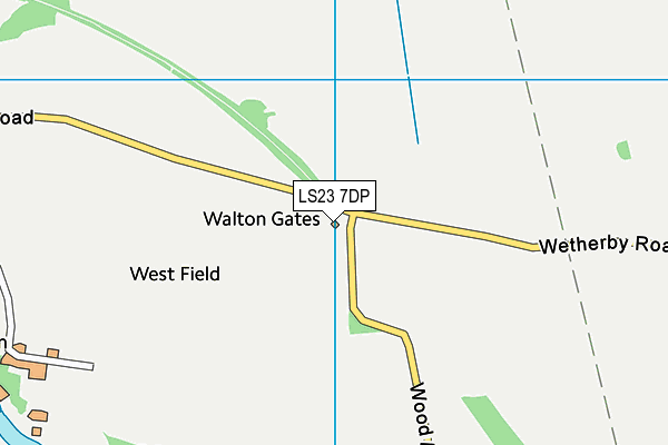 LS23 7DP map - OS VectorMap District (Ordnance Survey) LS23 7DP map - OS VectorMap District (Ordnance Survey)
