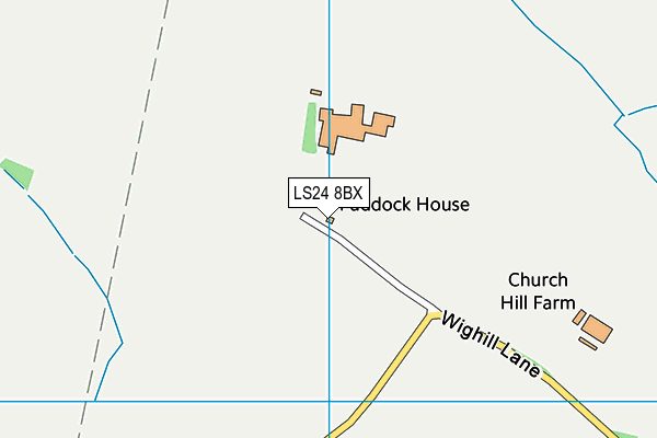 LS24 8BX map - OS VectorMap District (Ordnance Survey) LS24 8BX map - OS VectorMap District (Ordnance Survey)