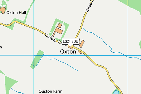 LS24 8DU map - OS VectorMap District (Ordnance Survey) LS24 8DU map - OS VectorMap District (Ordnance Survey)
