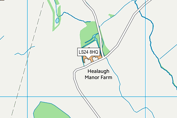 LS24 8HQ map - OS VectorMap District (Ordnance Survey) LS24 8HQ map - OS VectorMap District (Ordnance Survey)